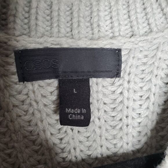 Asos large knit crew neck sweater - Picture 2 of 8